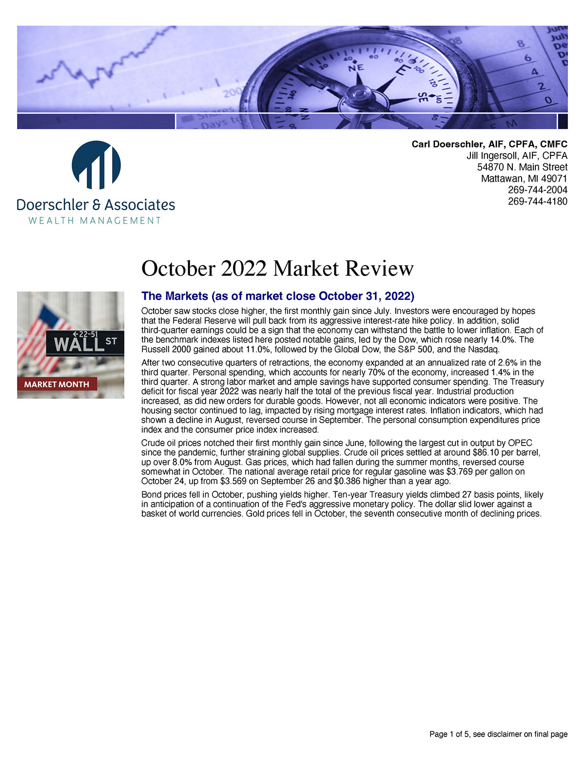 October 2022 Market Review